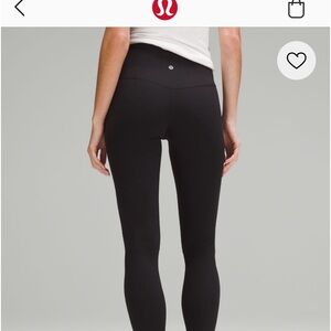 Lululemon Align leggings. Length 28in. Black. Size 2.